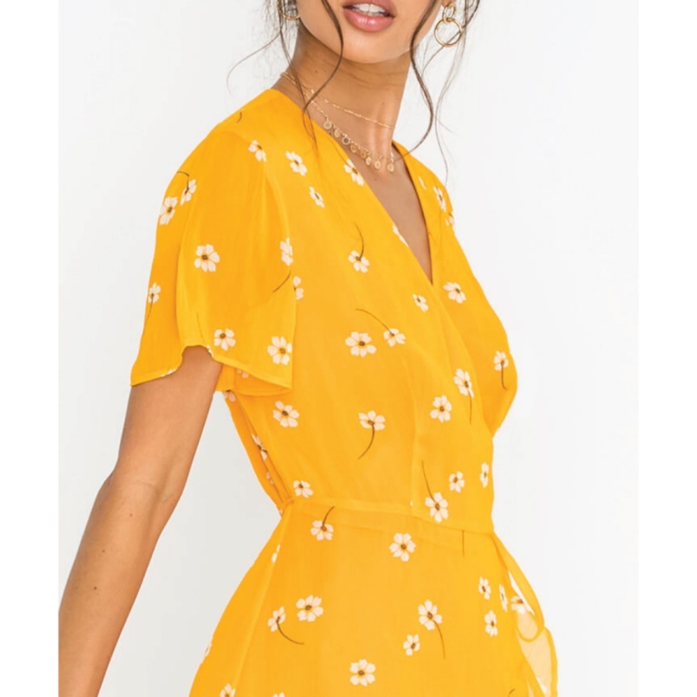 ♡ NO LONGER AVAILABLE! ♡ Golden Floral Dress